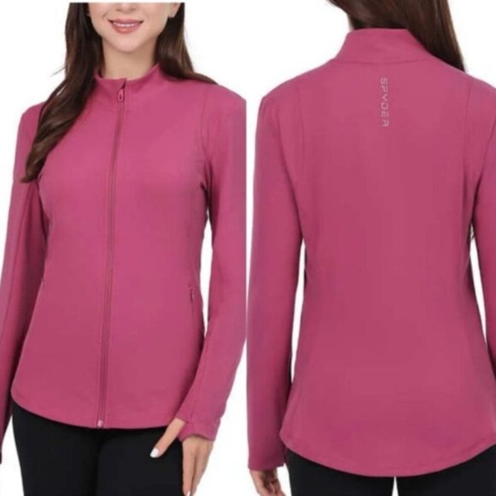 S: Spyder Full Zip Active Wear Jacket